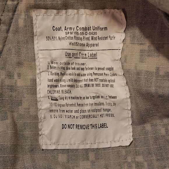 US Army Combat Uniform Coat Shirt Medium Regular 8415-01-519-8510 Digital - Picture 7 of 10